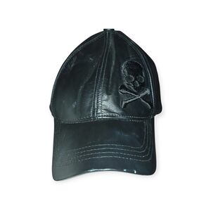 SoulCycle Leather Skull Baseball Hat, LT. ED. NWOT Comes With Silver SC Tote